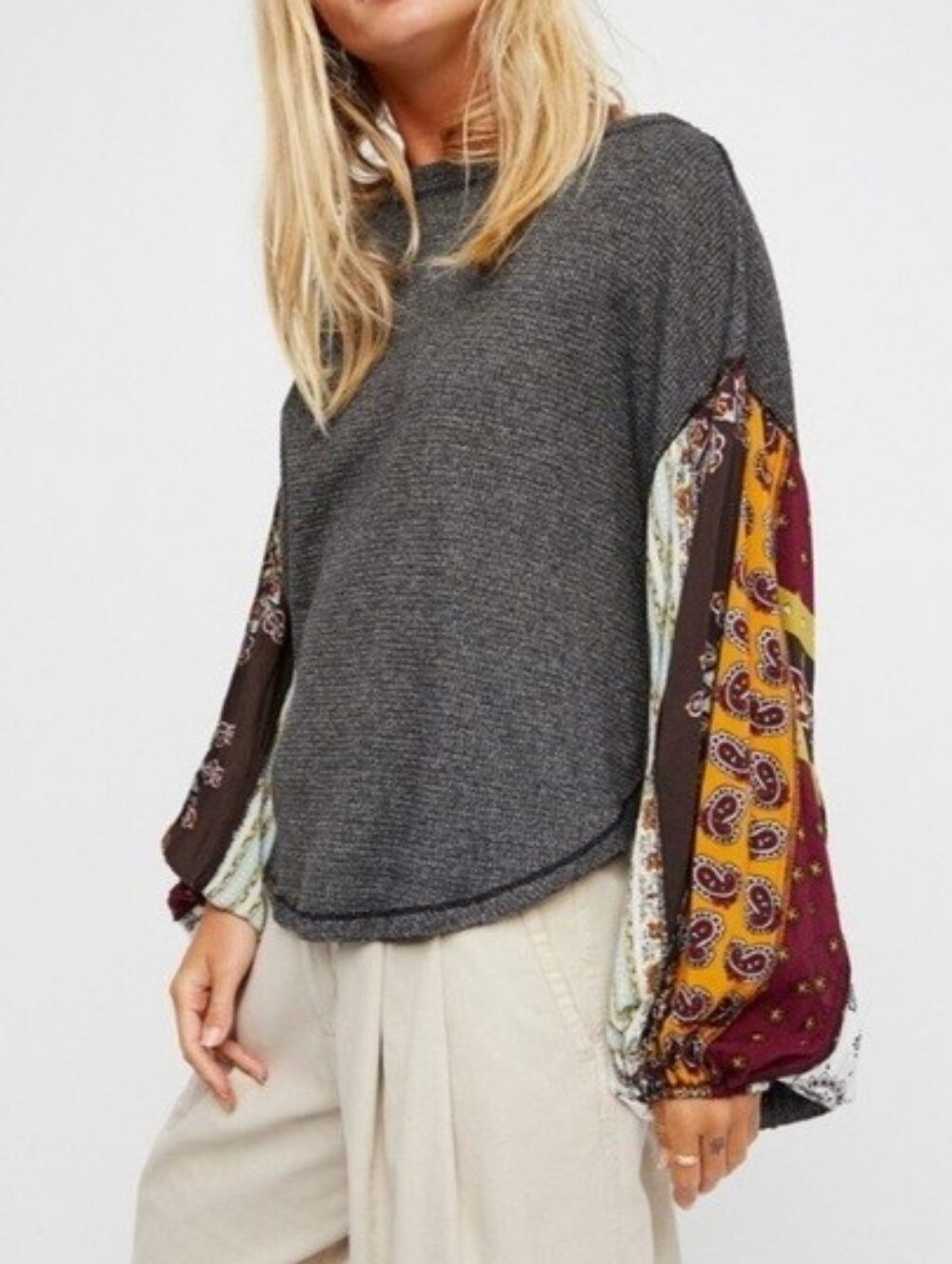 Free People Blossom Thermal - Charcoal